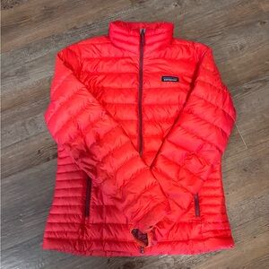 Patagonia Women's Vibrant Red Puffer Coat